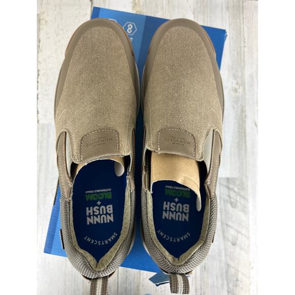 Nunn Bush Men’s 10M Sedona Tan Moc Toe Slip-On Casual Shoes NEW - Picture 5 of 8